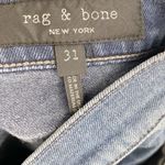 Rag and Bone High Rise Straight Leg Crop Jeans Sz 31 Photo 4