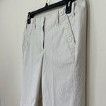 Sandro Beige Tan Pinstripe Twill Chino Bermuda Shorts ~ Women’s Size 6 Photo 4