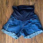 Hofish overbelly maternity jean shorts Blue Size undefined Photo 0