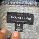Lucky Brand  The Tomboy Trucker Dipped In Happy Since 2021 Jean Denim Jacket Photo 1