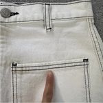 Reformation  Anna Patch Denim Mini Skirt Photo 4