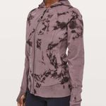 Lululemon Scuba Hoodie Light Cotton Fleece Shibori Shibori Antique Bark Black Satin Photo 0