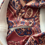 KiraGrace paisley print sports bra Brown tan blue print Size small Athletic Photo 8