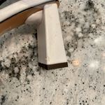 Topshop Nateisha High Heeled Sandals Leather White Size 6.5 Photo 8