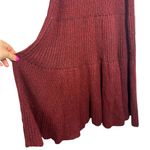 Free People Waterfall Sweater Dress Red Photo 6