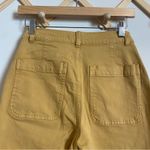 Madewell Emmett Cropped Pants in Mustard Yellow size 24 Photo 6