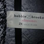 Bobbie Brooks 2X Long Tank Tunic Tribal Print Top Plus in Black White Photo 2