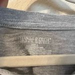 Jasmine & Ginger Grey Football Jersey Star Long Sleeve Top Photo 5