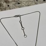 Givenchy Crystal Tear Drop  / Silver Tone Metal Necklace Photo 1