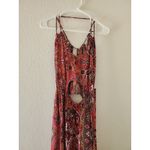 Raga Anthropologie Maxi Dress Women Small  Boho KeyHole Slit Festival Hippie Rave Photo 9