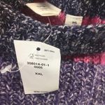Gap NEW  Sweater Marled Stripe Mock Neck Women's XXL Pink Blue Purple Wool Blend Photo 3