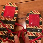 Tory Burch Patent Leather Emmy Sandals Nautical Photo 6