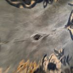 Olsenboye Womens Infinity Scarf Blue Skull Skulls Print 33x48 One Small Hole Photo 8