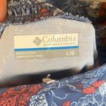 Columbia  Blue and Red Patterned Garment Photo 1