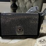 NWT Valentino Orlandi Studded Crossbody Bag flap front Retail $200 Black Photo 0