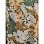 Jones Wear  A-Line Skirt Floral Print Mid-Calf Women’s Size 16 Linen Cotton Blend Photo 1