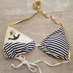 đź’•DIANE'S BEACHWEARđź’• Blue Striped Sailor Triangle Top String Bikini M/L NWOT Size undefined Photo 11