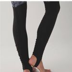 Lululemon Wunder Under Stirrup Leggings Womens Size 6 Heather Gray /Black Photo 3