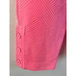 The Greii Textured Pink Sweat Pants Buttons Size Small Photo 2