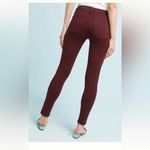 Anthropologie  AG purple/maroon The Abbey Ankle mid-rise super skinny size 27R. Photo 3