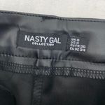 Nasty Gal Faux Leather High Waisted Shirts Photo 5