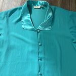 Victoria's Secret Vintage 90s  Womens M/L Oversized Sleep Shirt Dress Satin Trim Photo 1