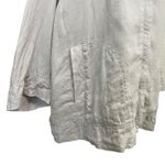 J.Jill 100% Linen Cotton Lined Zip-Up Lightweight Jacket Gray size Large Photo 3