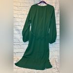 Chic Forest Green Long Sleeve Dress Size XL Photo 4