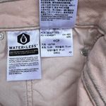 Levi's 501 Button Fly Cut Off Festival Shorts Peach Denim Jean Photo 5