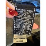 7 For All Mankind Skirt Women 32 Olive Green Moss Utility Pocket Raw Hem Mini Photo 9