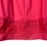 Isaac Mizrahi coral 100% cotton crochet lace fit and flare sleeveless dress 3X Photo 5