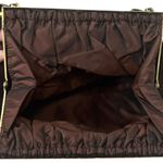 Source Unknown Vintage 1940s Brown Velvet‎ Gold Gold Kiss Clasp Handbag Photo 3