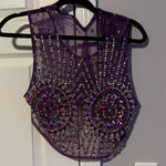Nasty Gal  Bedazzled Crop Top Photo 0