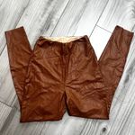 Commando  Control Faux Leather Leggings Shape-wear Tummy Control Tan Camel 1X Photo 2