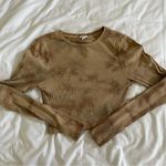 Garage  Tie Dye Long Sleeve Crop T-Shirt Photo 0