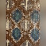 Ecru  sequin geometric print top NWOT Photo 3