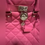 Michael Kors Quilted Hamilton Tote Top Handle Shoulder Chain Strap & Lock Photo 7