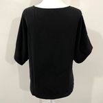 Rachel Roy RACHEL  Laser Cut Floral Birds Top Dolman Sleeve Blouse Black Size XS Photo 10