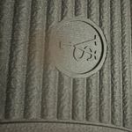 Victoria's Secret ICONIC STRIPE PINK White Faux Fur Slippers Photo 4