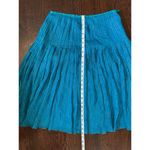 Vintage Spenser Jeremy 100% Silk Blue Sparkly Fairy Midi Skirt Size 6 Photo 6