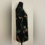 Coldwater Creek - Black and floral‎ tank top Size M/L Photo 2