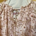 Loft  Petites Baby Doll Floral Print Pink Mini Dress Size XSP Photo 5