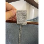 Vintage Blue Denim Dungarees 1/4 Zip Up MINI Dress Pinafore L JUMPER COUNTRY Size L Photo 4