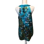 New Directions women’s Teal‎ and Black Patterned sleeveless blouse size XL Blue Photo 1