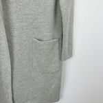 J.Crew NEW  Juliette Collarless Sweater Blazer Pockets Long Gray Relaxed XXS Photo 9
