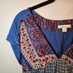 Forever 21 Twentyone Boho Bandana Babydoll Dress Photo 1