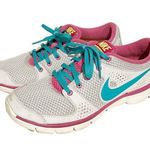 Nike Womens Size 9.5 Flex Experience Run Pink Teal Low Top Running Sneakers Photo 0