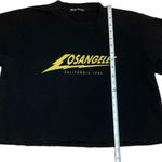 Brandy Melville Cropped Los Angeles Sweatshirt Black and Yellow Photo 5