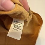 Sundance Anna Corduroy Mustard Peplum Babydoll V-Neck Top Size XS Photo 6