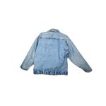 Vintage YES Clothing Studded Denim Jacket Women’s Small Western USA Oversized Blue Photo 1